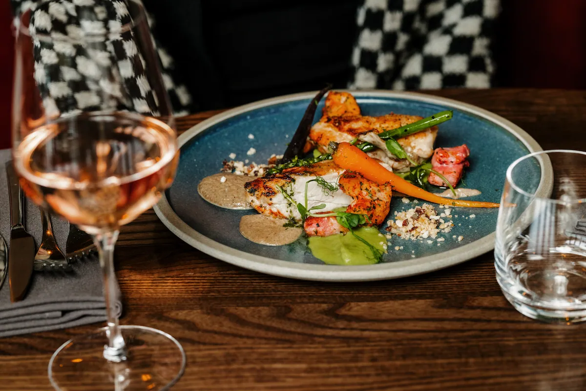 Chicken supreme dish at The Maynard